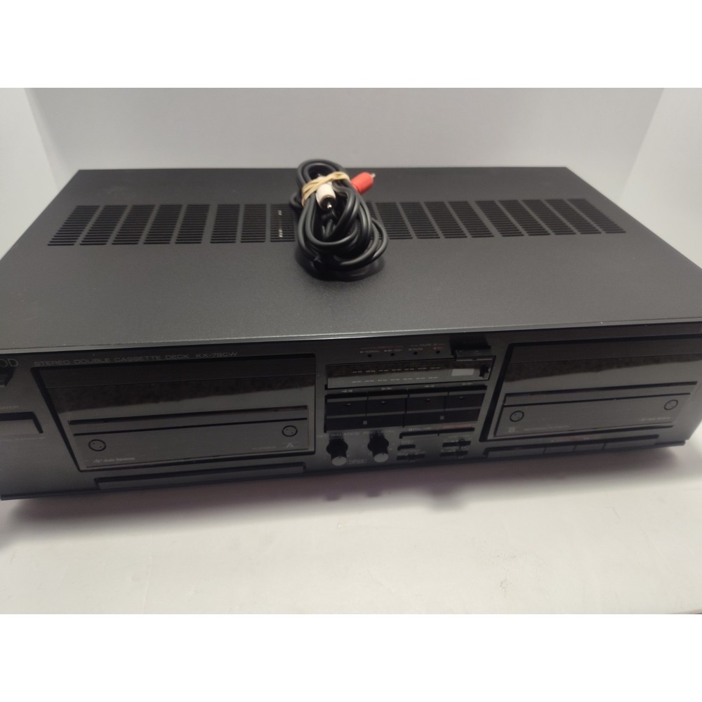 Kenwood KX-78cw Dual Auto Reverse Cassette Deck Dolby B/C High-Speed‎ Dub Tested